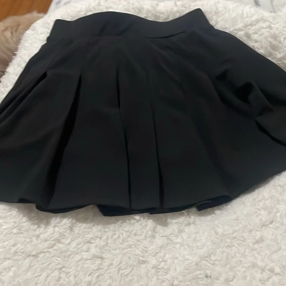 Bloom Season Elegant Black Women's Skirt